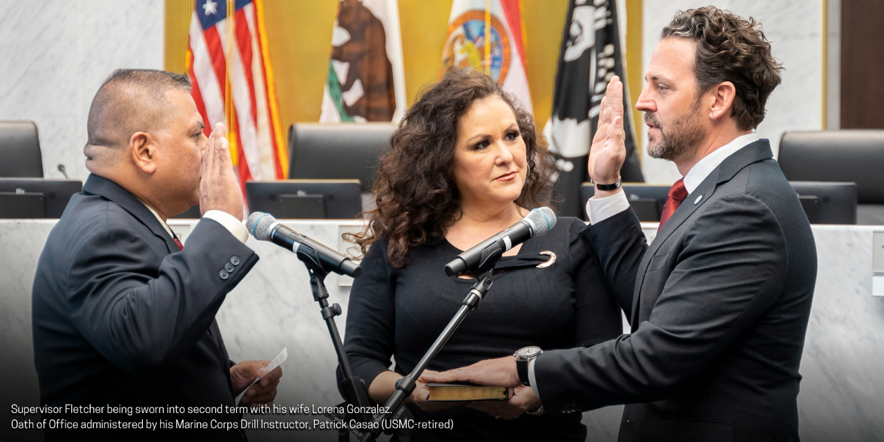 Supervisor Fletcher sworn in for second term