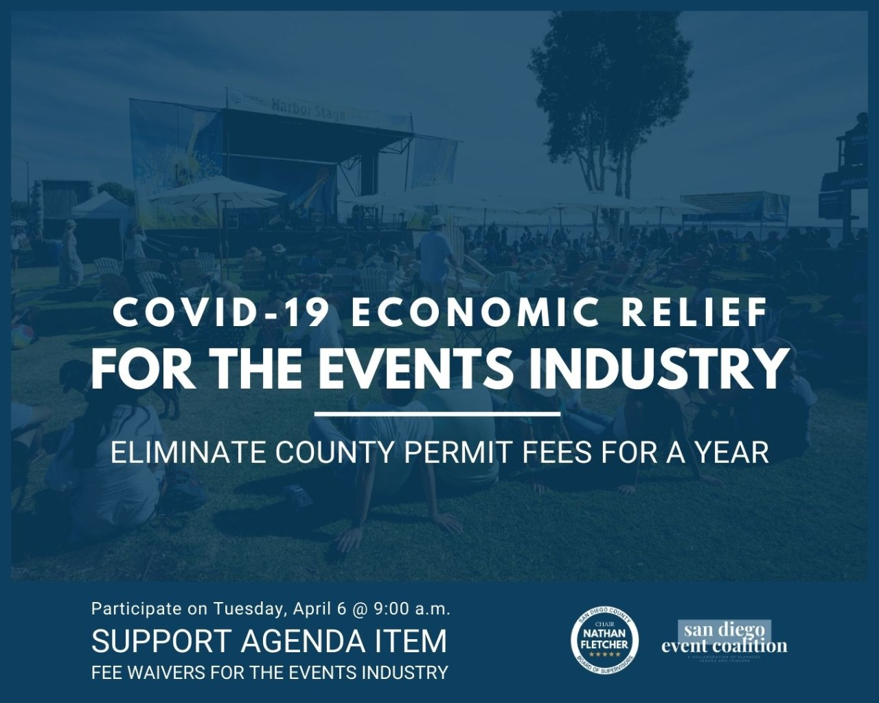 Eliminate County Permit Fees for a year
